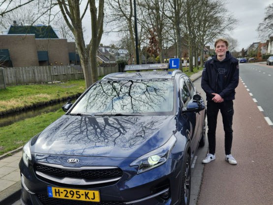 Net als zijn zus is Martijn ook in 1x geslaagd