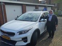 Ook Ziba heeft haar rijbewijs gehaald